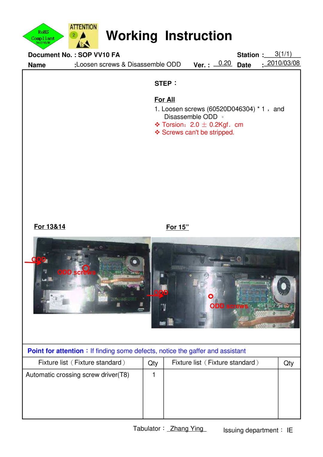 HP 620 manual For All, For 13&14 