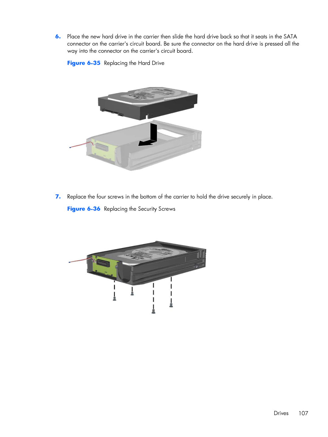 HP 8200 A2W54UT#ABA, 6200 Pro H3D90USABA, 6200 PRO QN084AW#ABA, 6200 Pro A2W44UT#ABA manual 