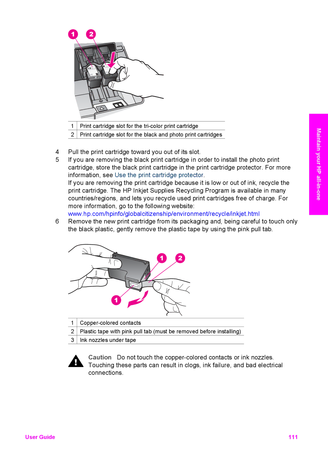 HP 6200 manual User Guide 111 