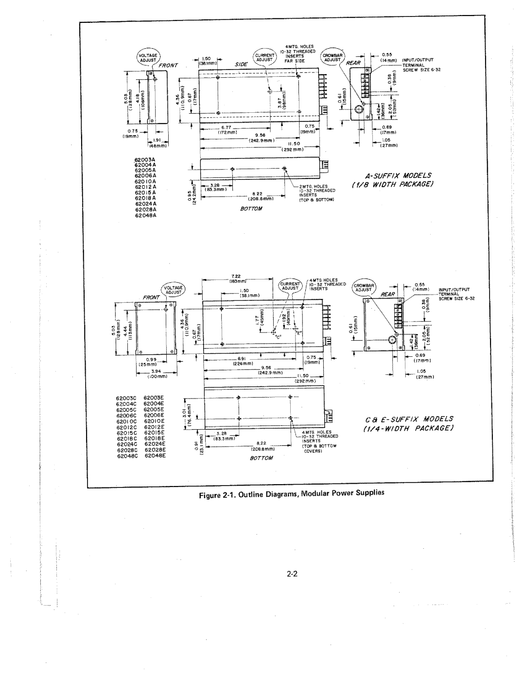 HP 62003C-62048C, 62003E-62048E, 62003A-62048A manual 