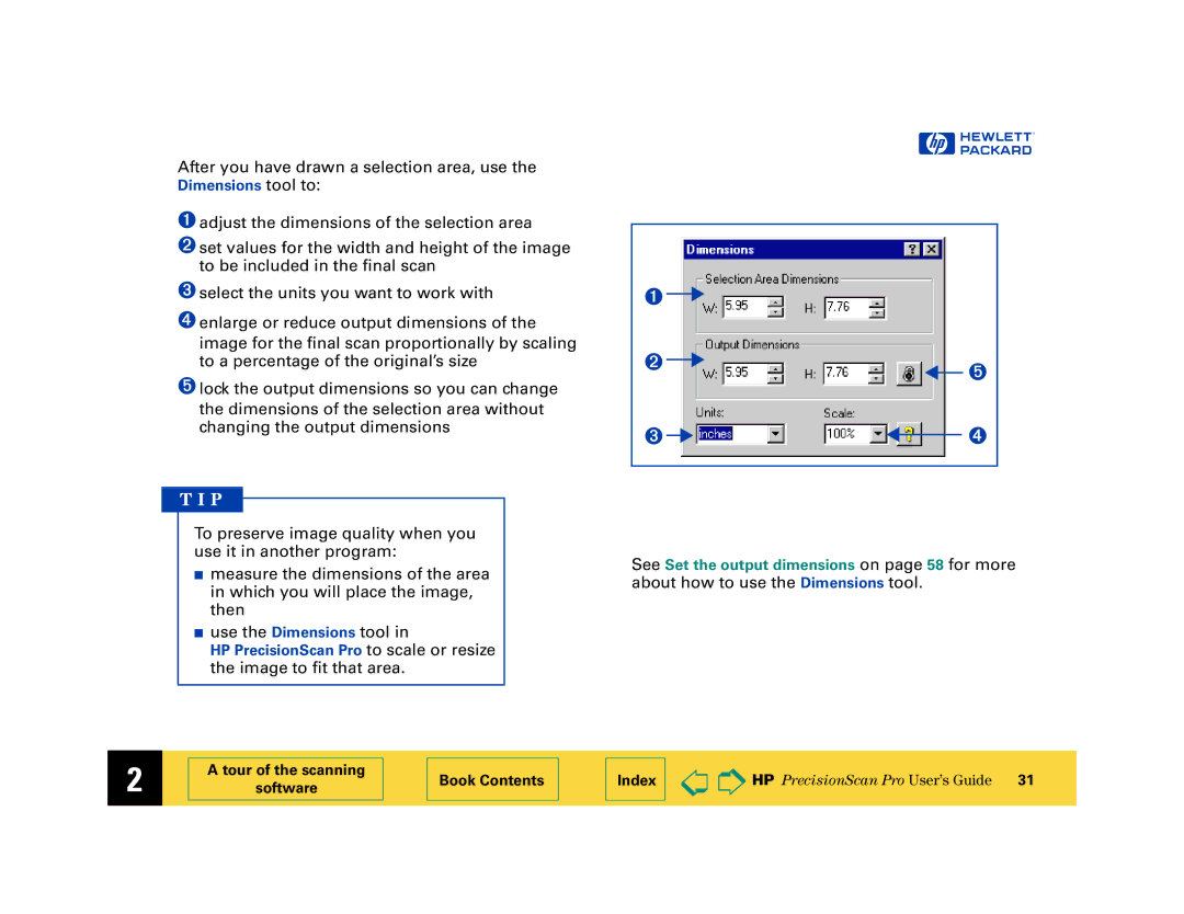 HP 6200C manual HP PrecisionScan Pro User’s Guide 