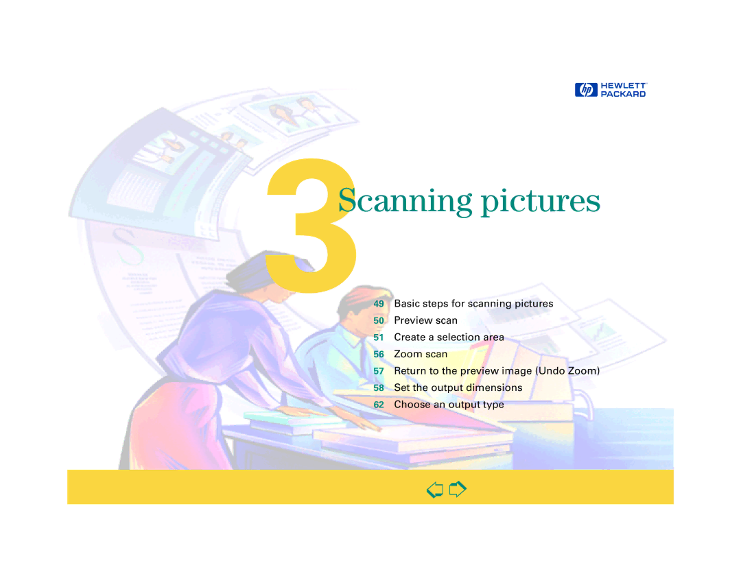 HP 6200C manual 3Scanning pictures 