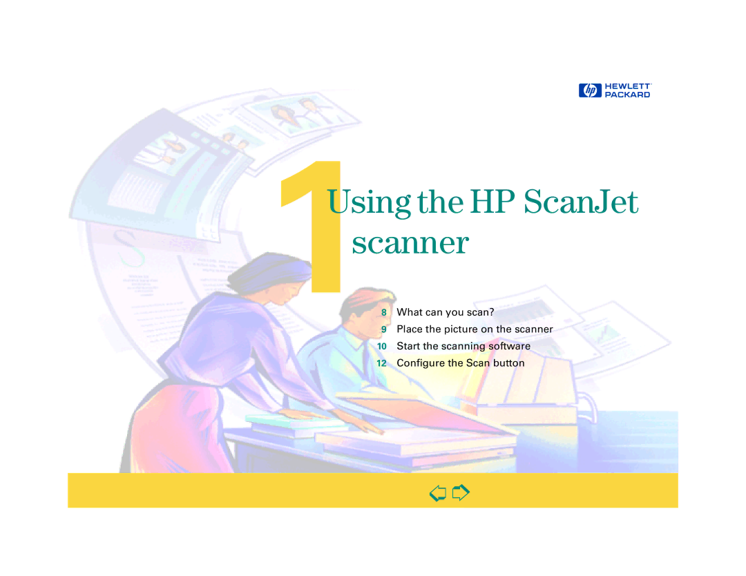 HP 6200C manual Scanner 