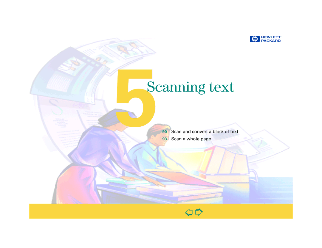 HP 6200C manual 5Scanning text 