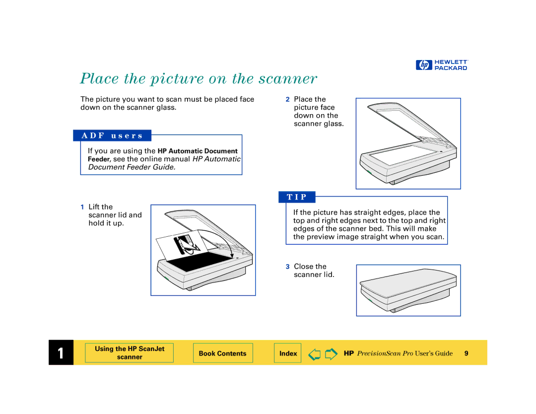 HP 6200C manual Place the picture on the scanner, F u s e r s 