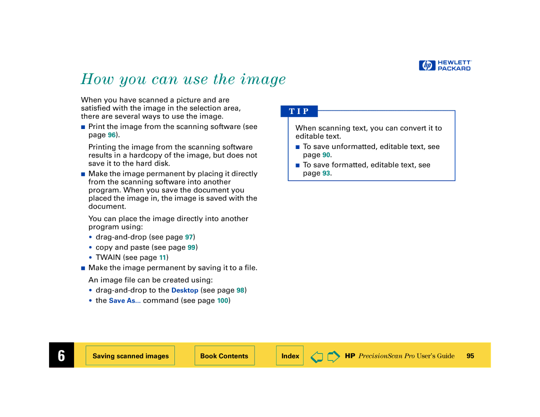 HP 6200C manual How you can use the image 