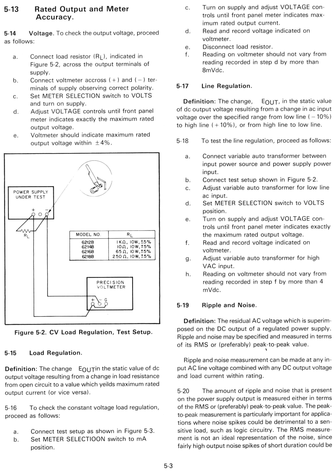 HP 6216B, 6214B, 6218B manual 