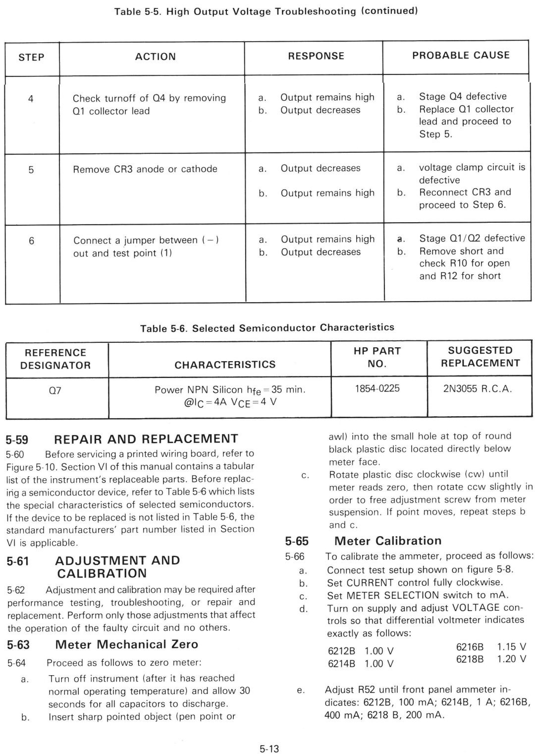 HP 6214B, 6218B, 6216B manual 