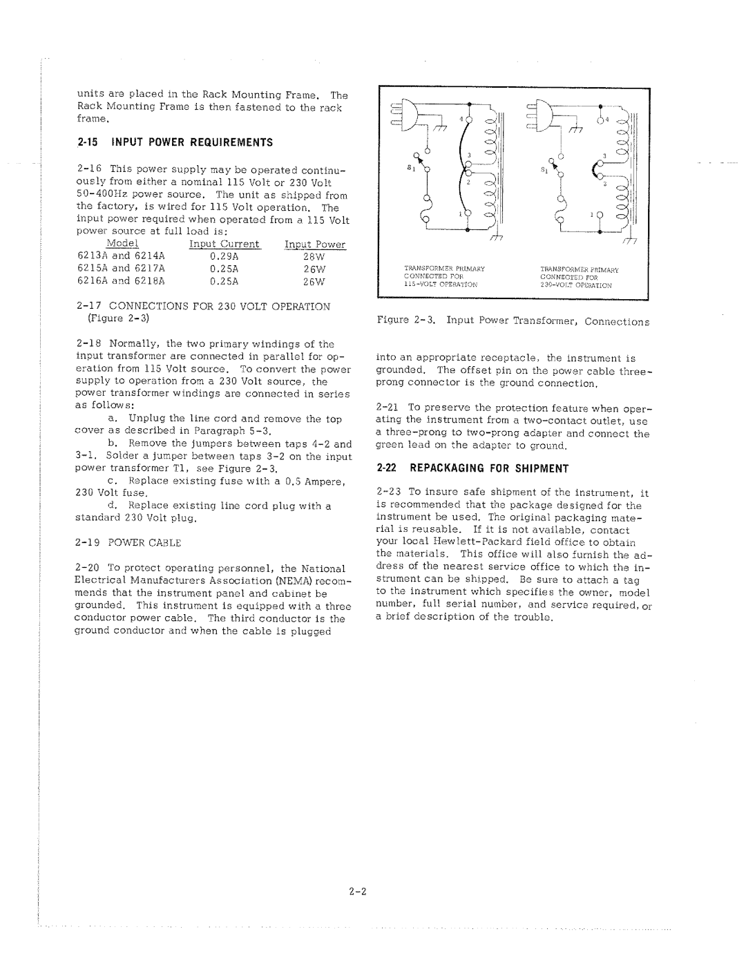 HP 6216A manual 