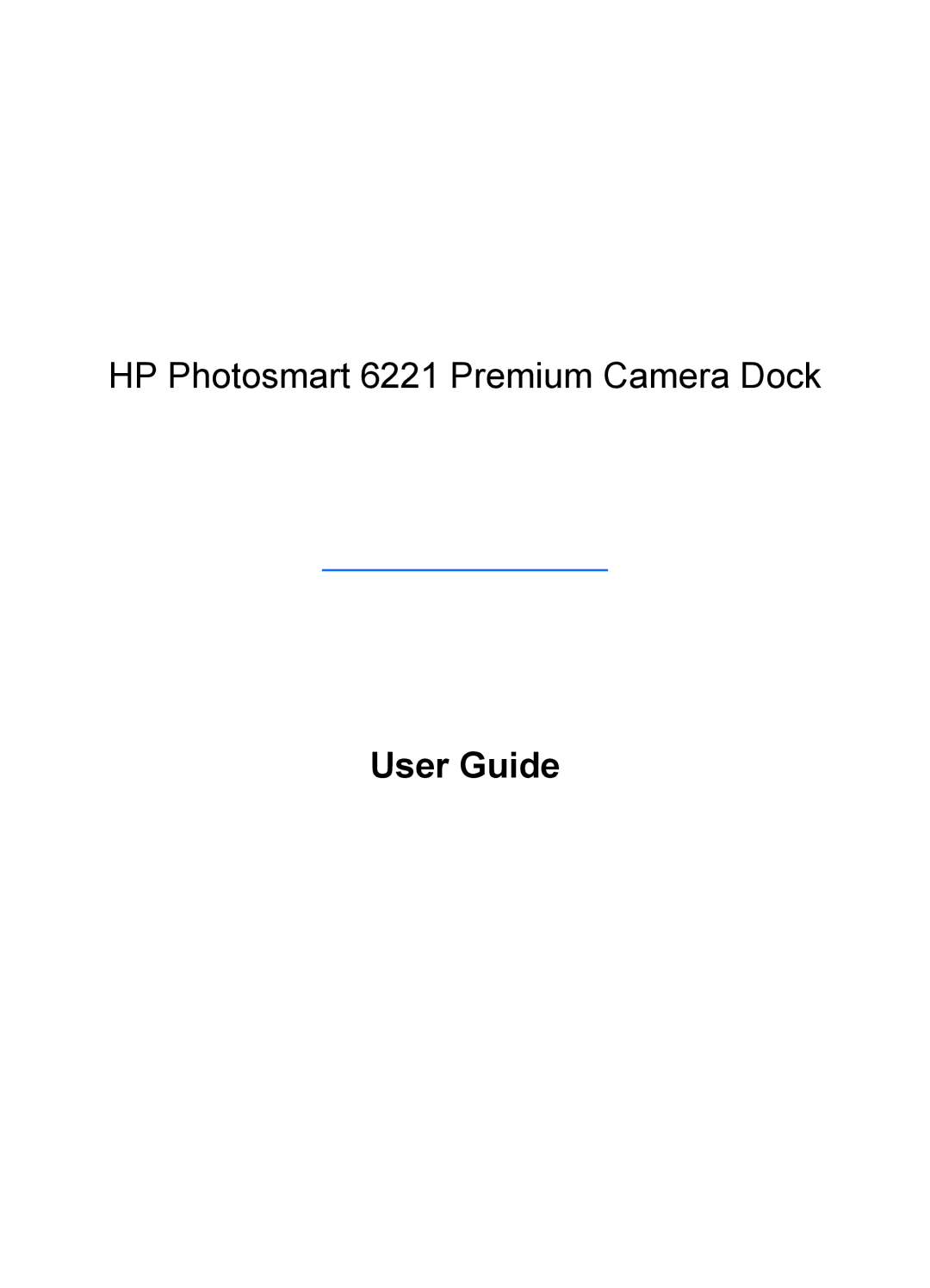 HP 6221 manual User Guide 