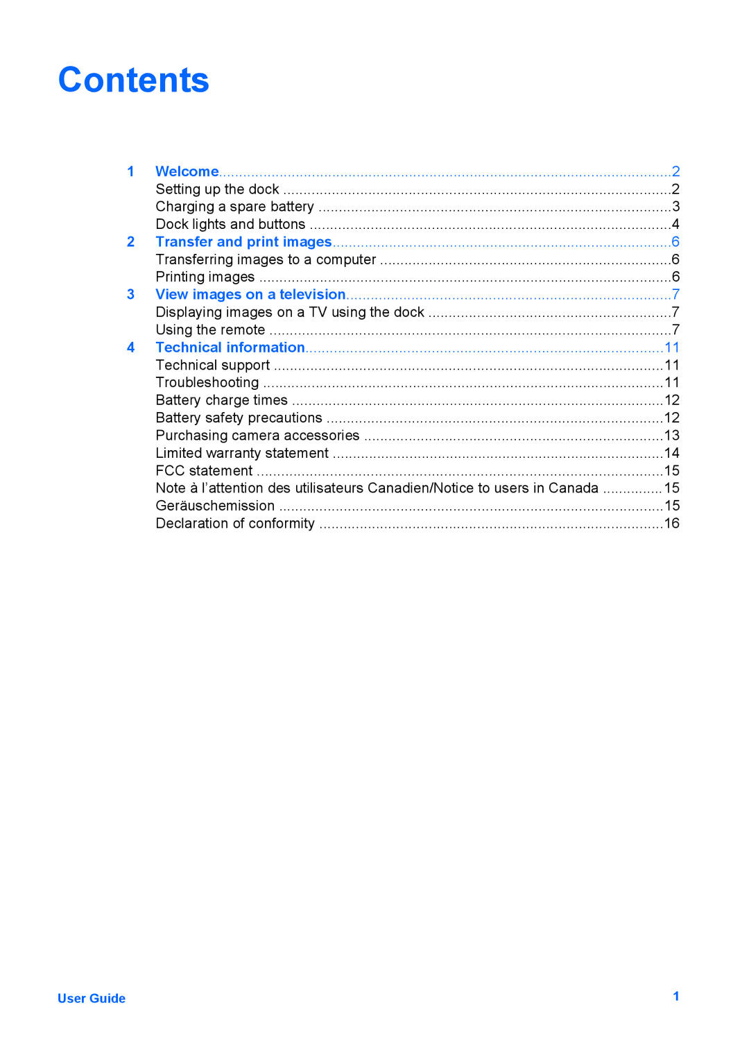 HP 6221 manual Contents 