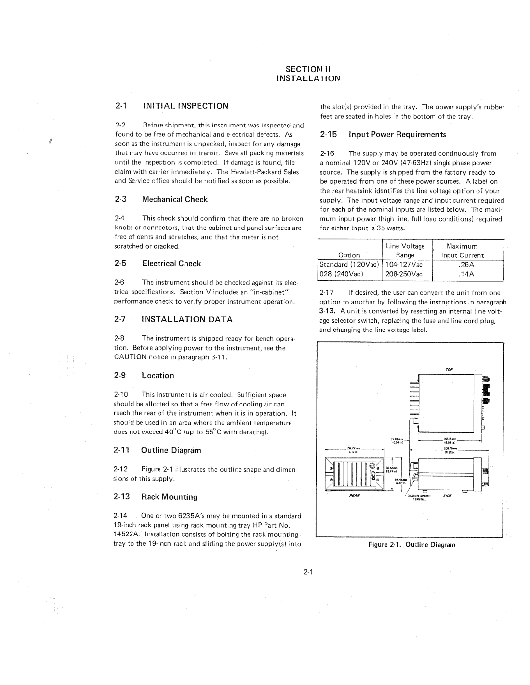 HP 6235A manual 