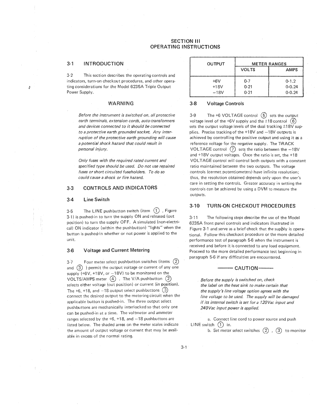 HP 6235A manual 