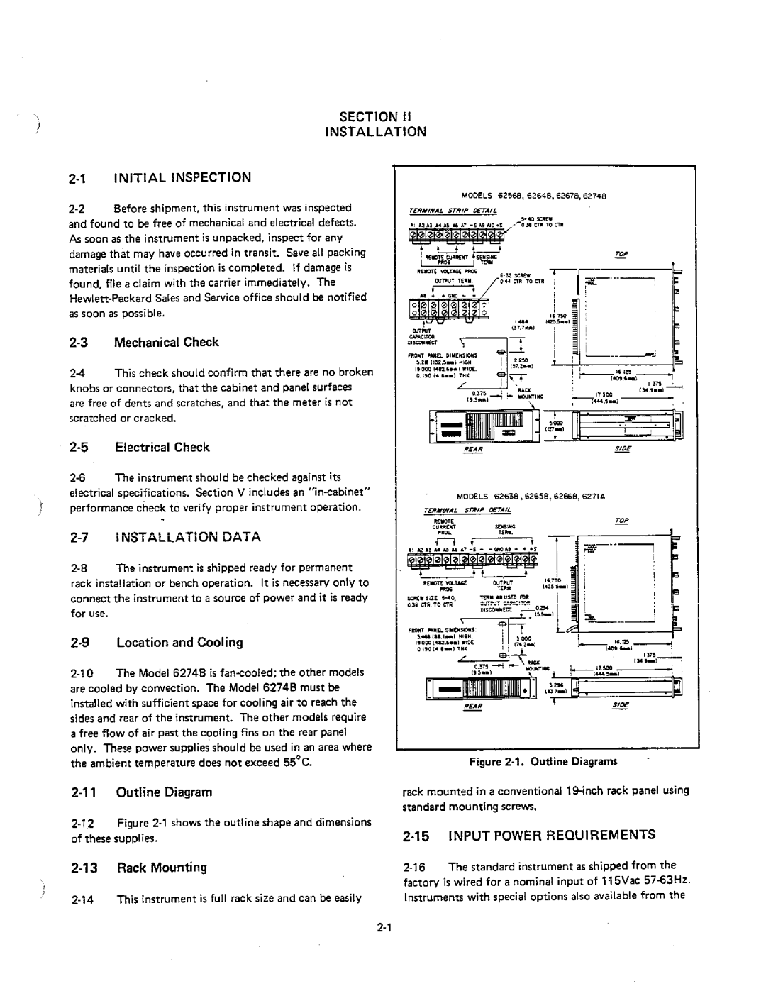 HP 6271B, 6256B, 6274B, 6266B, 6267B, 6265B, 6264B, 6263B manual 