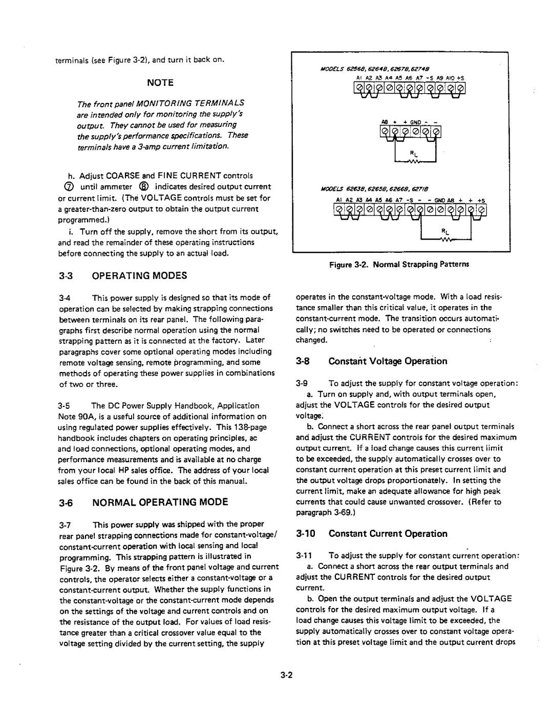 HP 6263B, 6256B, 6274B, 6271B, 6266B, 6267B, 6265B, 6264B manual 