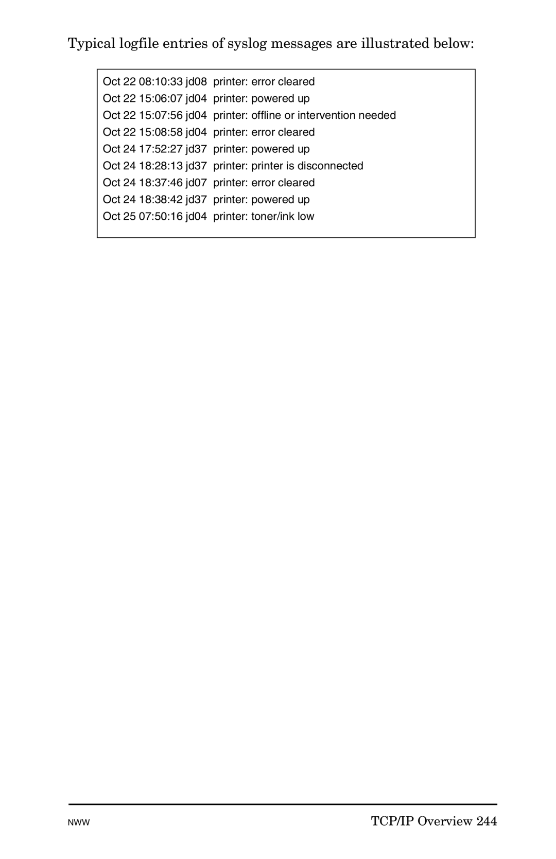 HP 625n Gigabit Ethernet Print Server manual TCP/IP Overview 