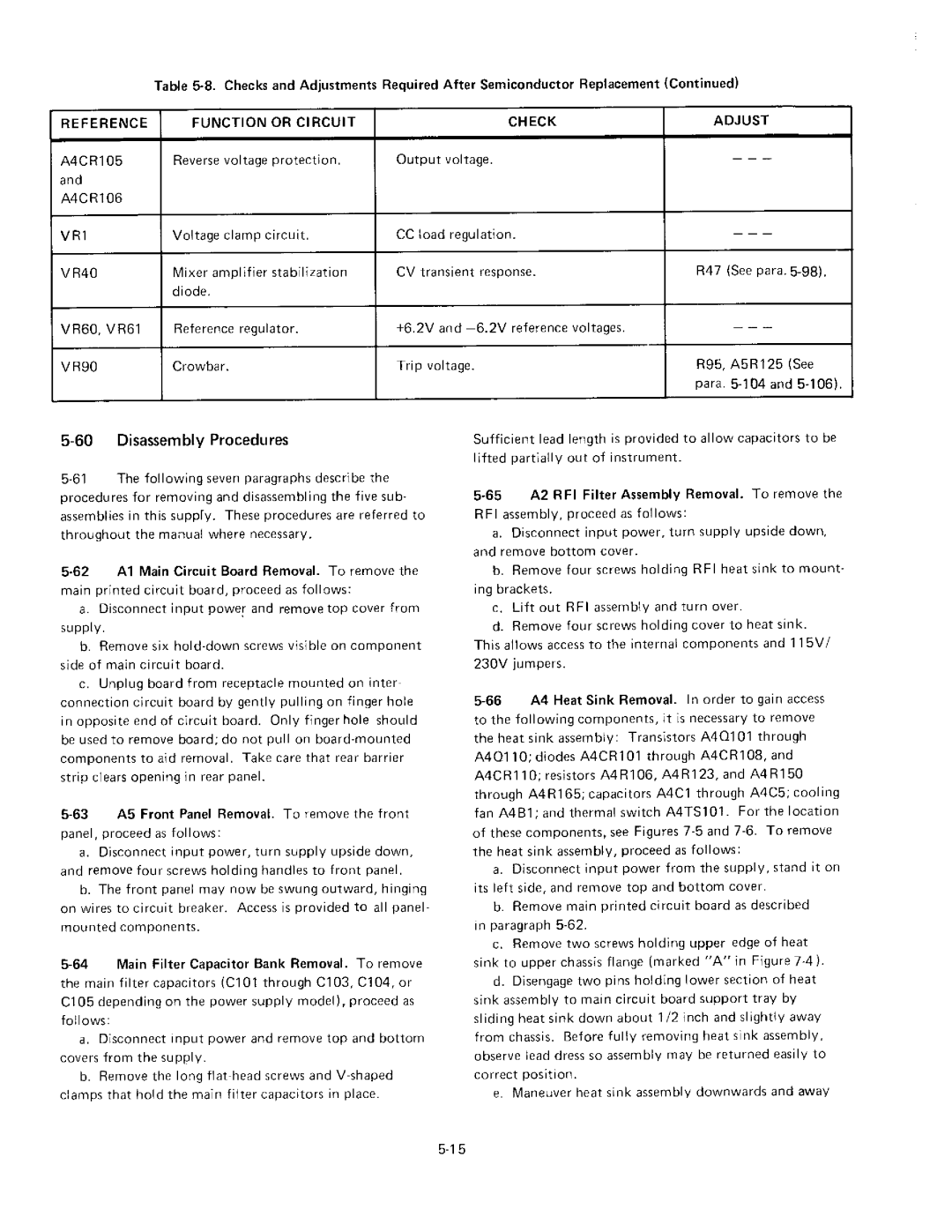 HP 6261B, 6268B, 6260B, 6259B manual 