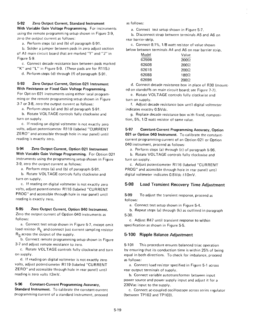 HP 6261B, 6268B, 6260B, 6259B manual 