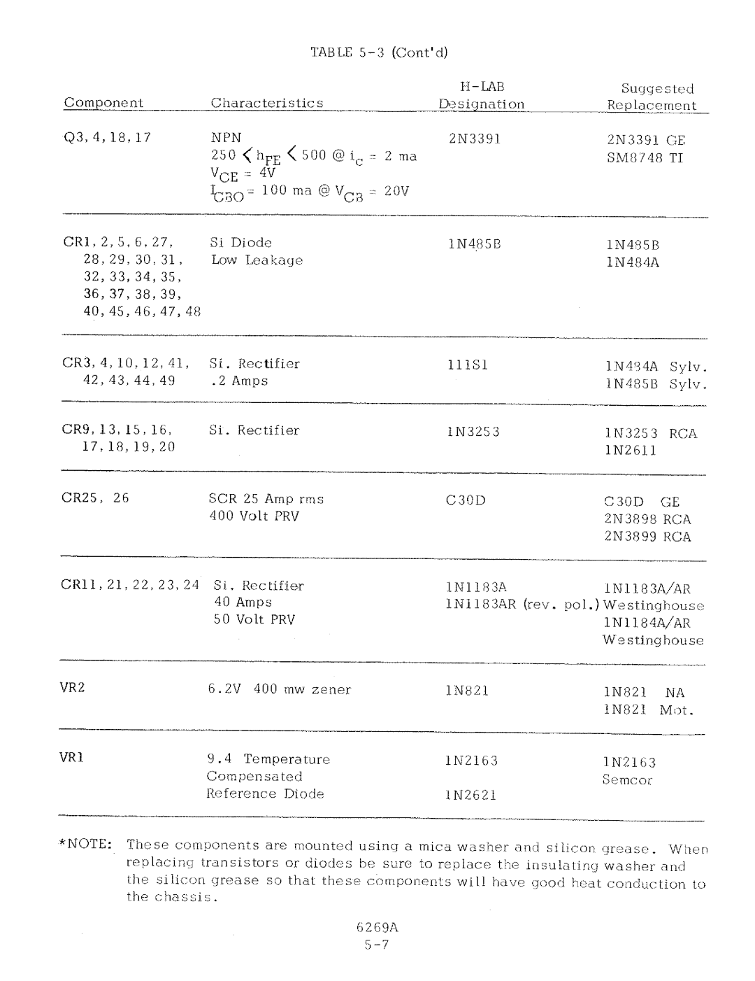 HP 6269A manual 