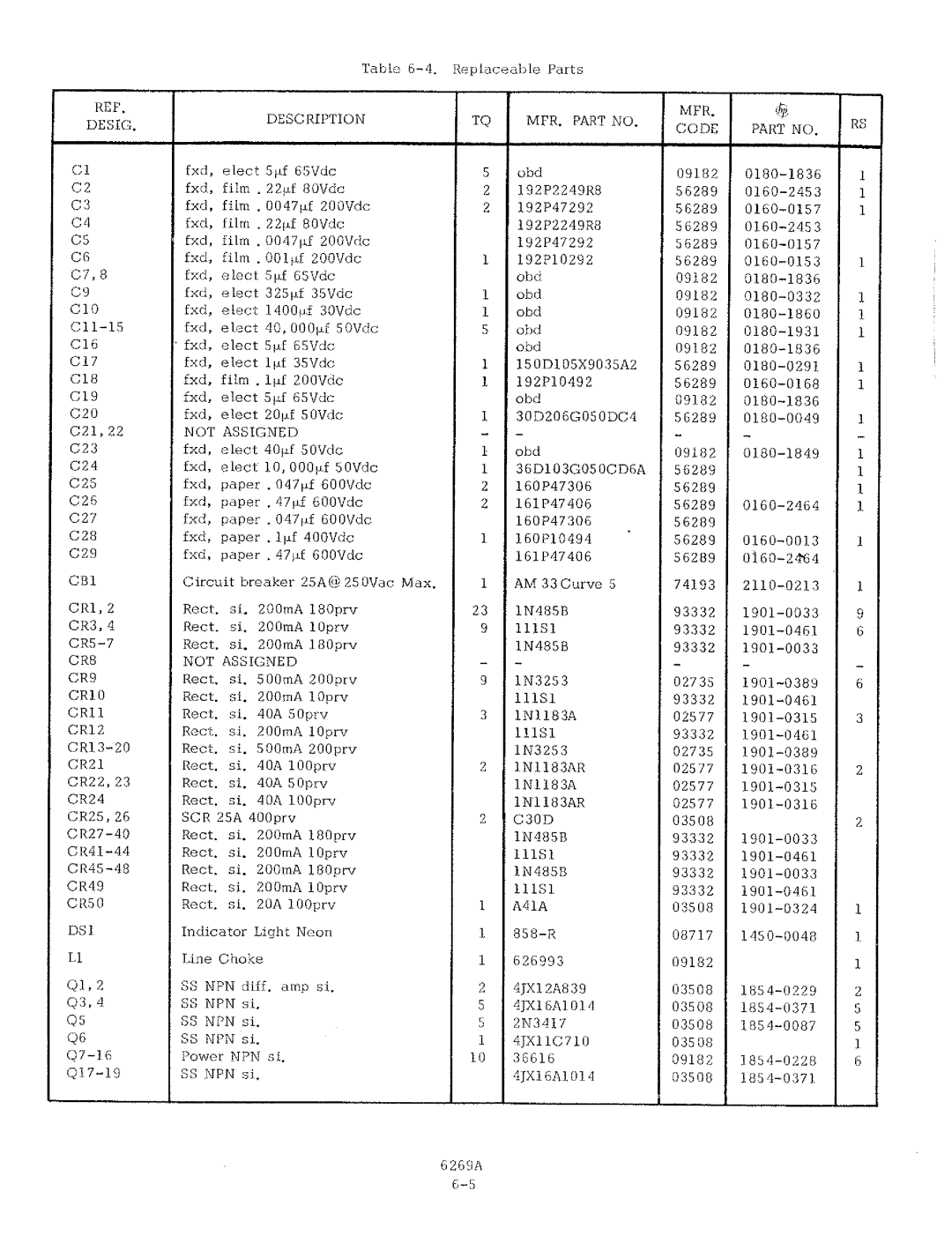 HP 6269A manual 