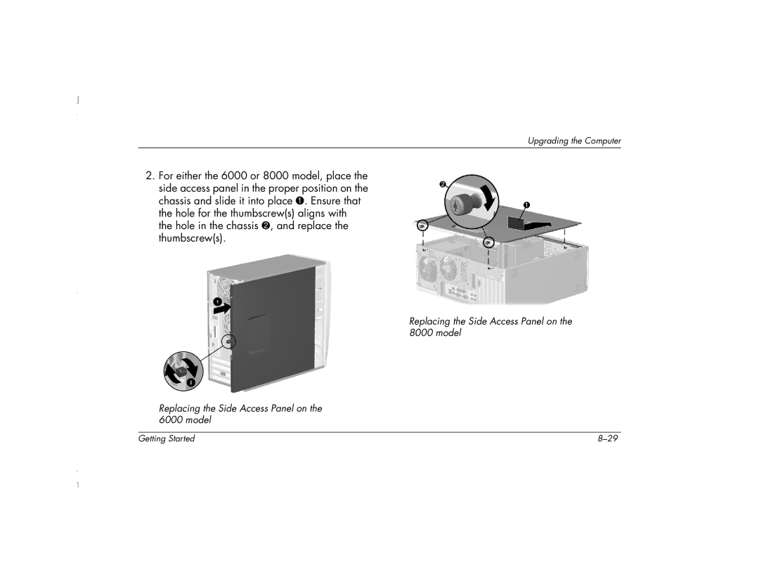 HP 6271AP manual Upgrading the Computer 