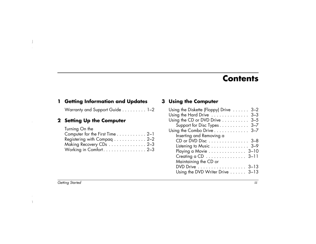 HP 6271AP manual Contents 