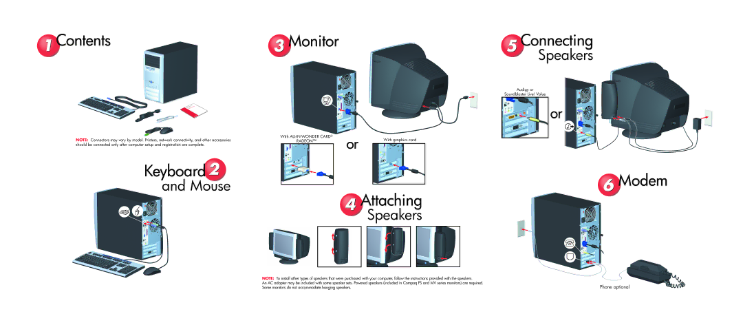 HP 6290IN manual Contents Monitor 