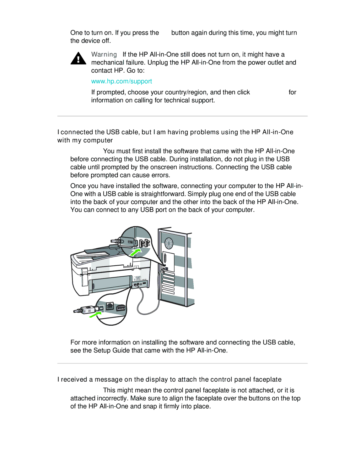 HP 6310xi manual User Guide 105 