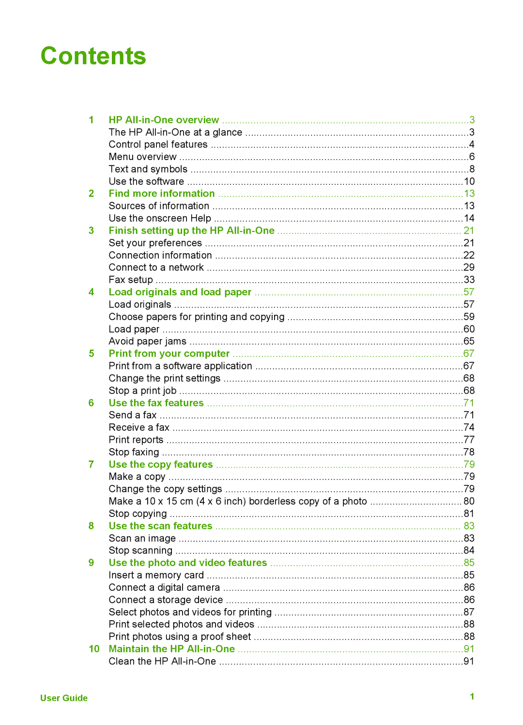 HP 6310xi manual Contents 