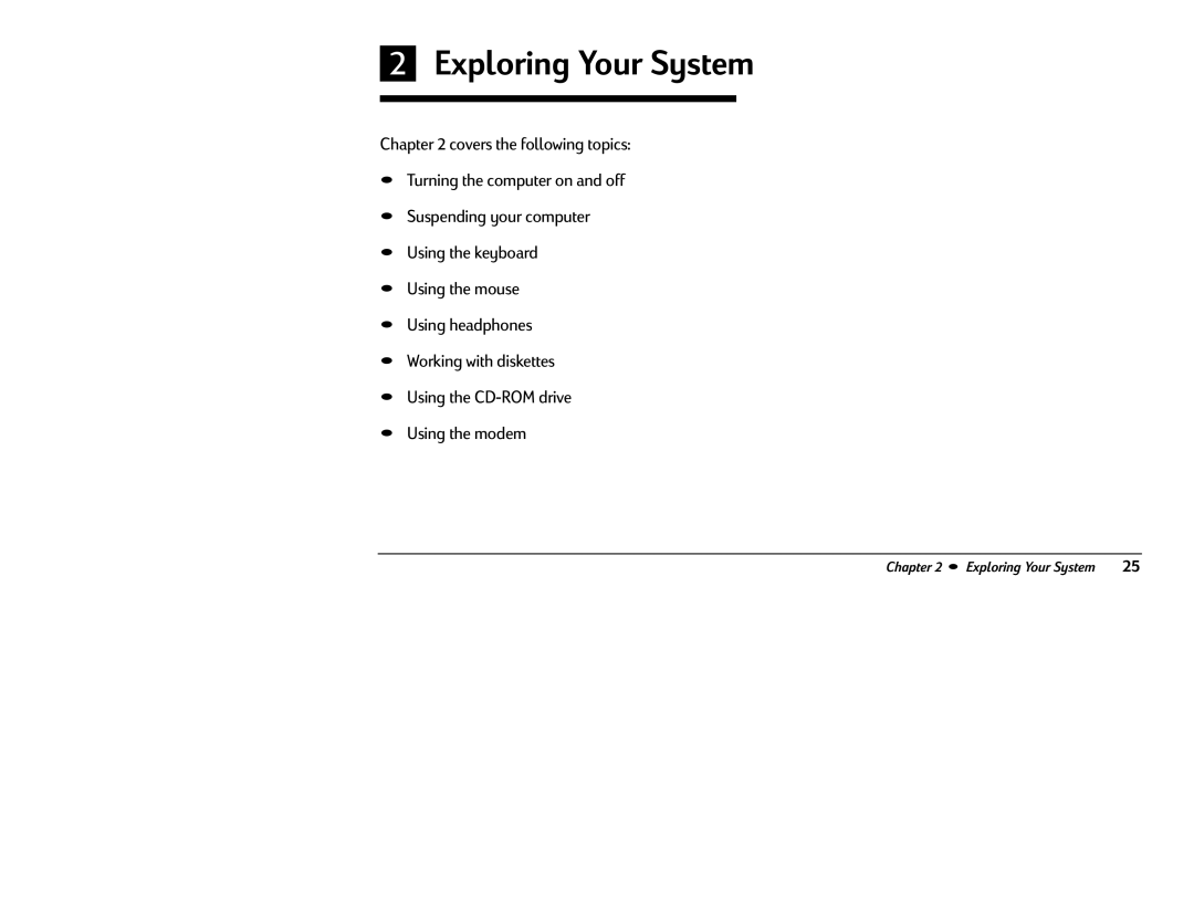 HP 6346 (US), 6340 (US/CAN) manual Exploring Your System 