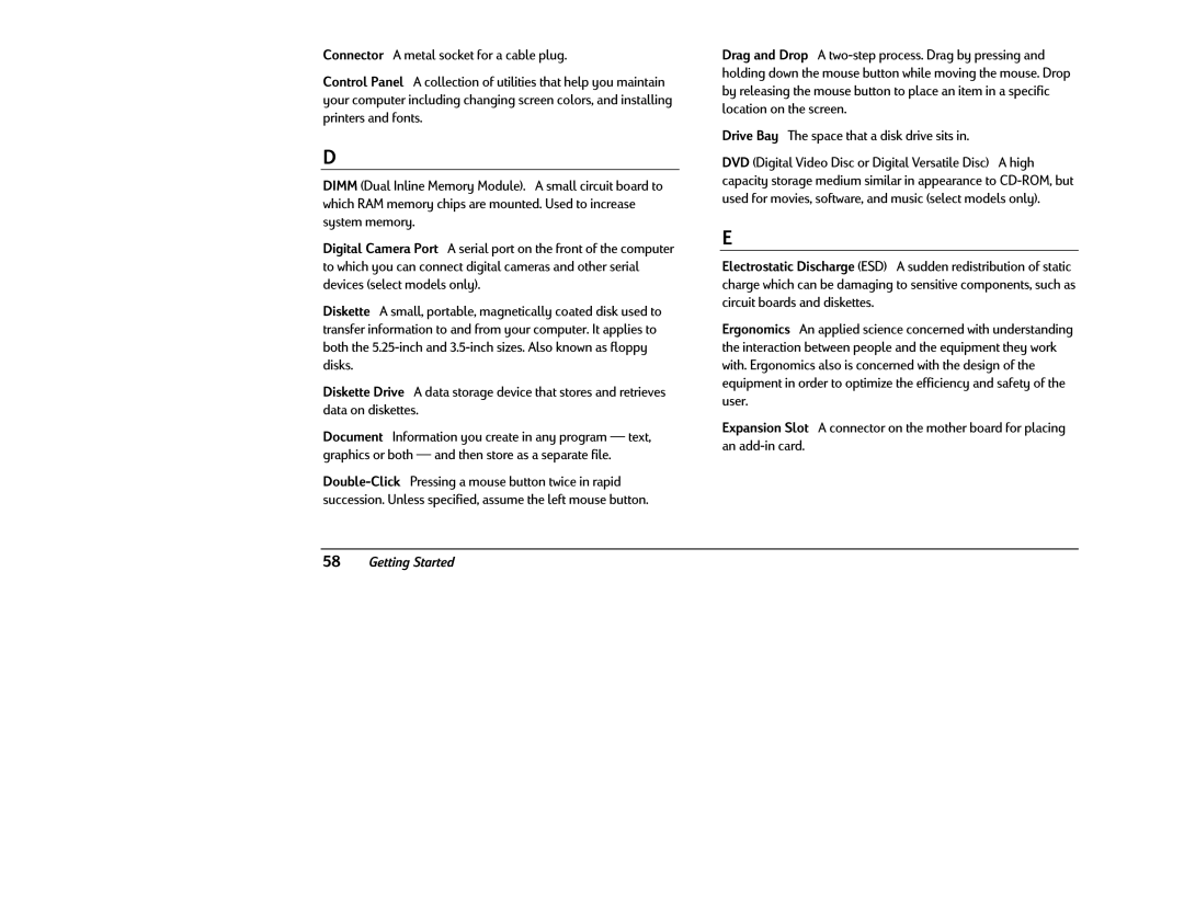 HP 6340 (US/CAN), 6346 (US) manual User Slot 