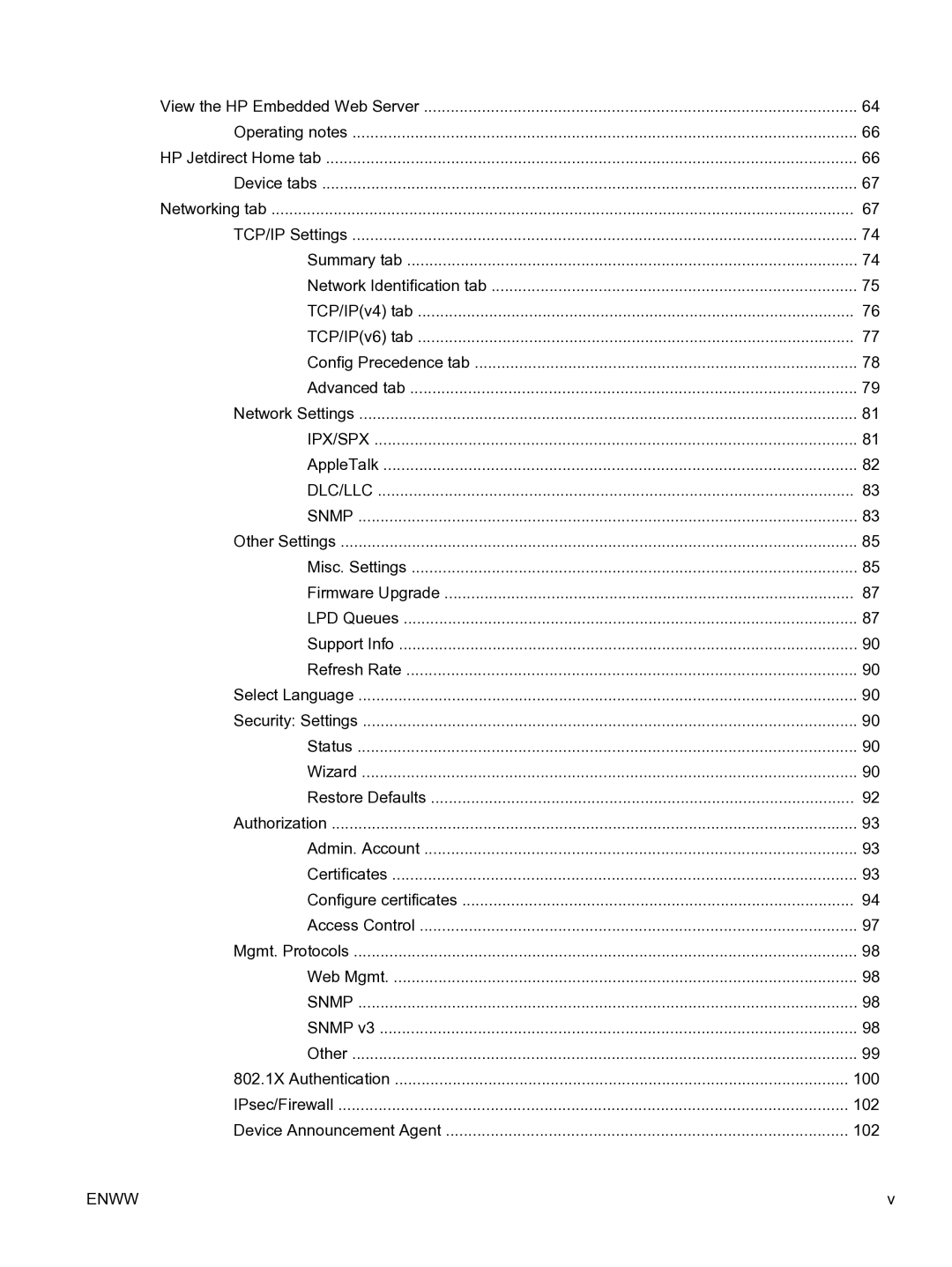 HP 640n Print Server manual Ipx/Spx 