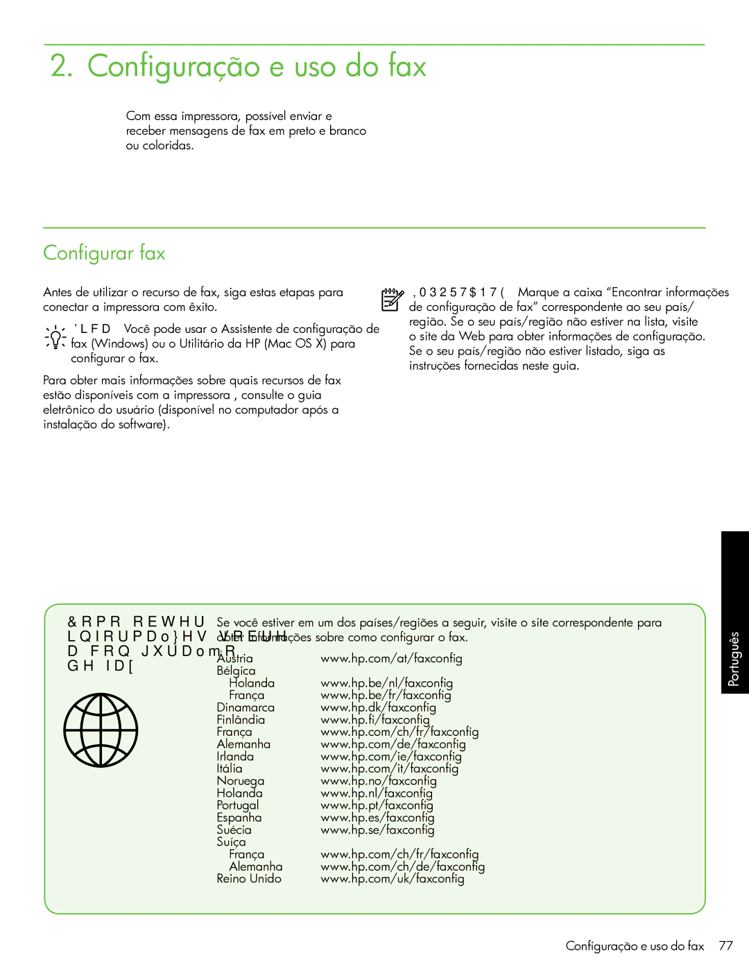 HP 6500A - E710a manual Configuração e uso do fax, Configurar fax, Como obter informações sobre a configuração de fax 