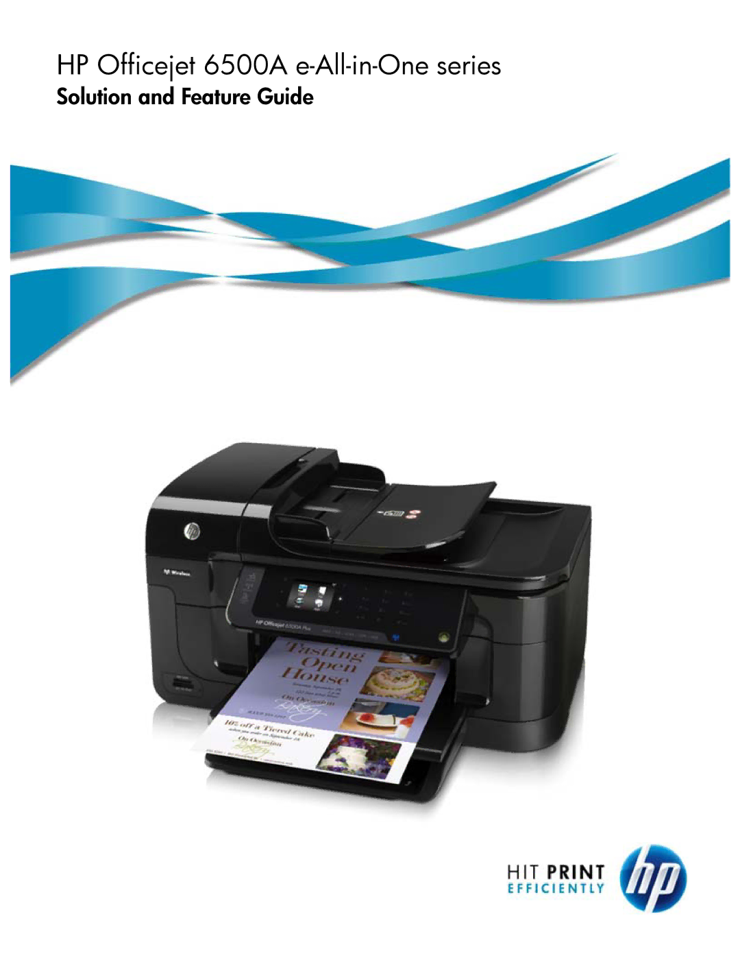 HP manual HP Officejet 6500A e-All-in-One series 