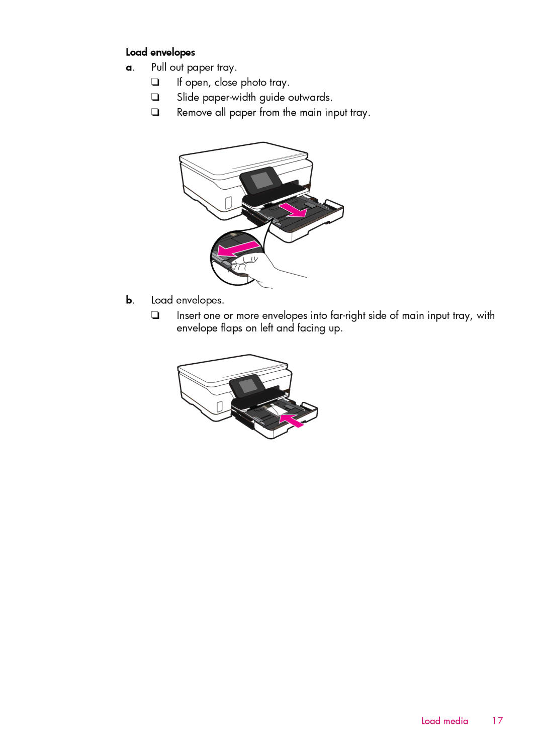 HP 6515 - B211a, 6512 - B211a, 6510 - B211a manual Load media 