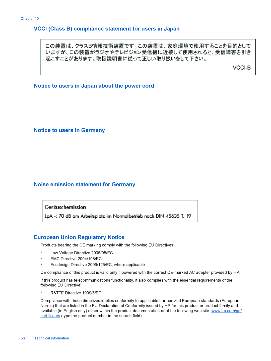 HP 6525, 6520 manual Chapter 