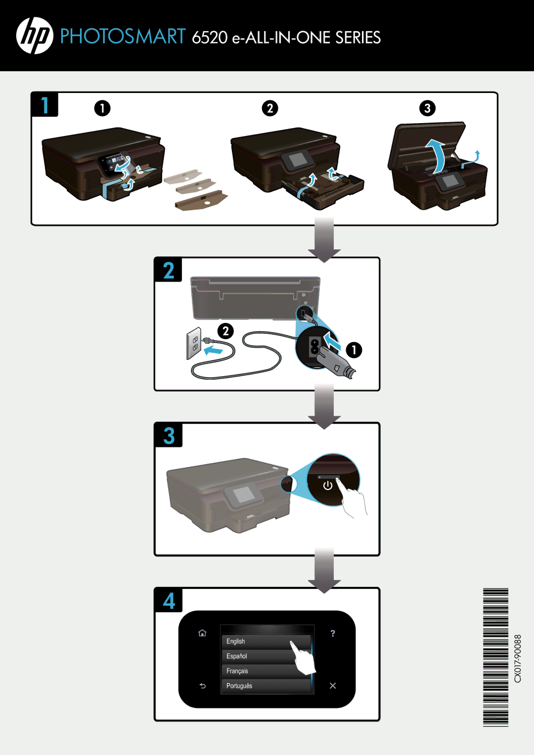 HP 6525 manual Photosmart 6520 e-ALL-IN-ONE Series 