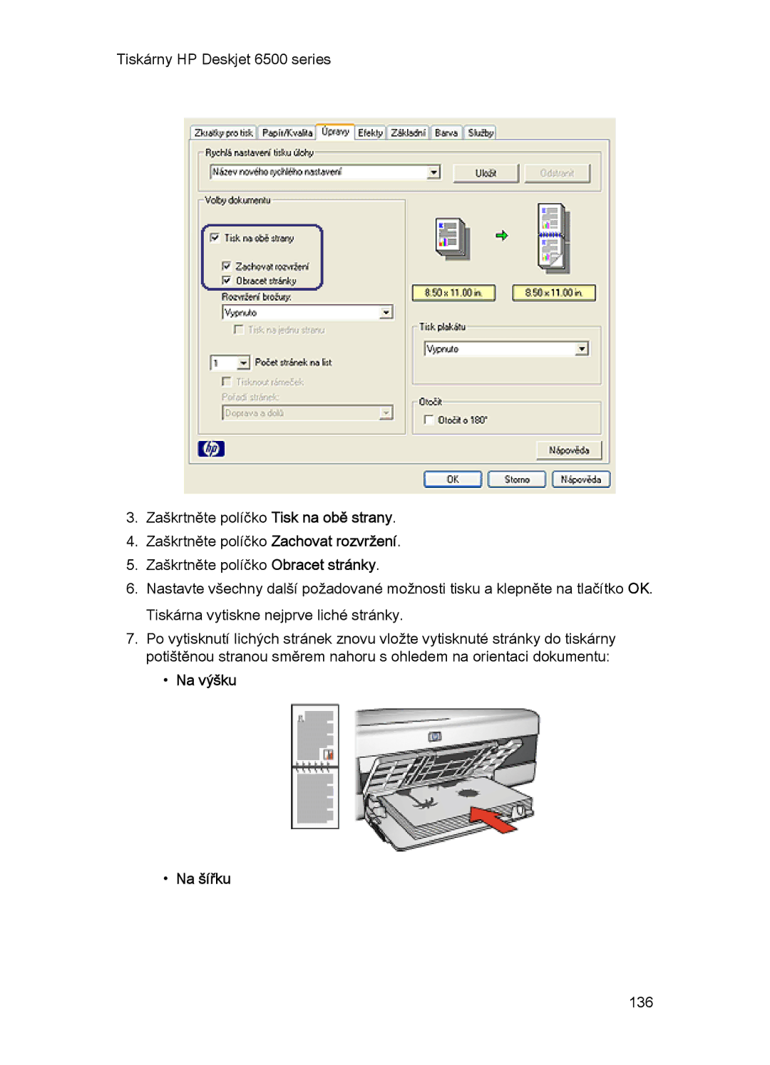 HP 6540-50 manual 136 