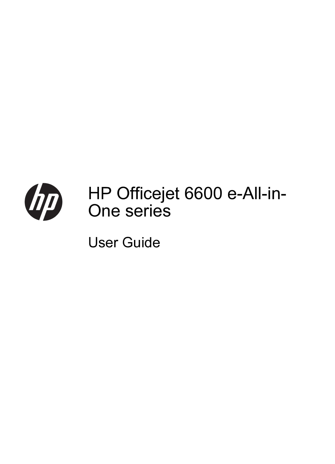 HP 6600 e- CZ155A#B1H manual HP Officejet 6600 e-All-in- One series 