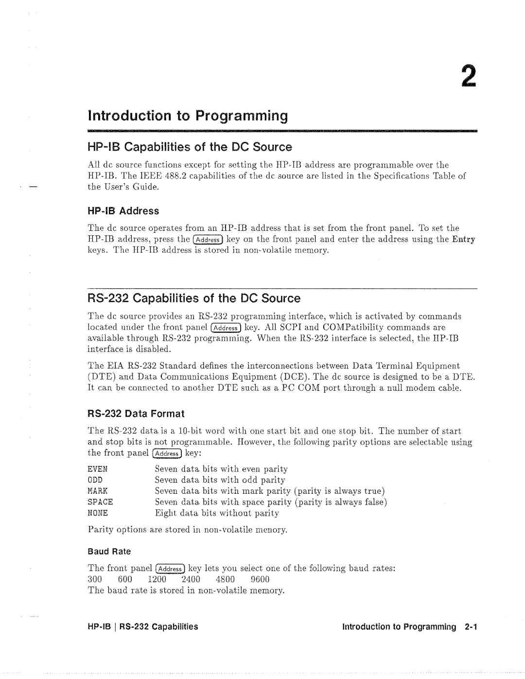 HP 6634B, 6612B, 6633B, 6632B manual 