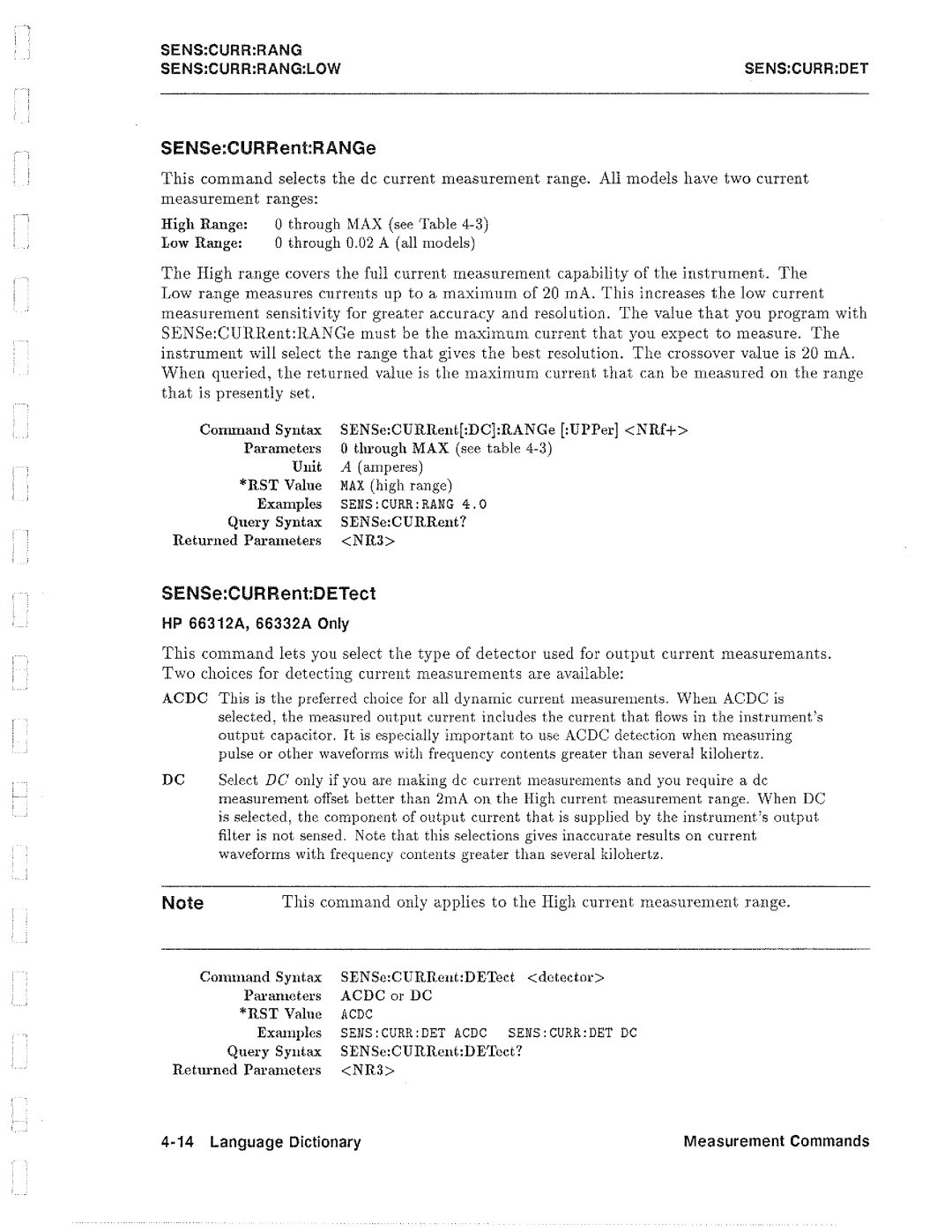 HP 6632B, 6612B, 6633B, 6634B manual 