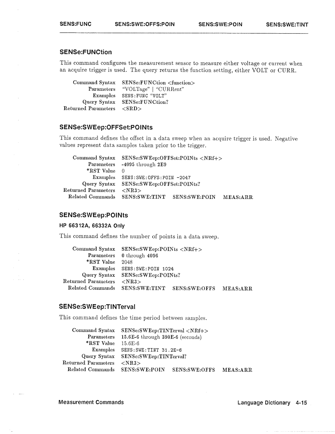 HP 6634B, 6612B, 6633B, 6632B manual 