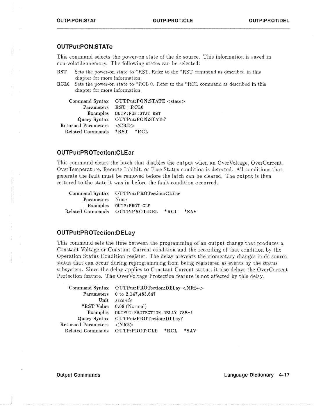 HP 6633B, 6612B, 6632B, 6634B manual 