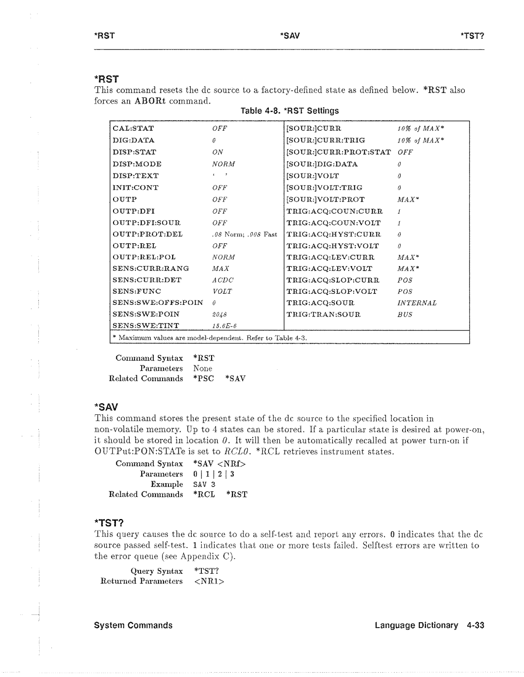 HP 6633B, 6612B, 6632B, 6634B manual 