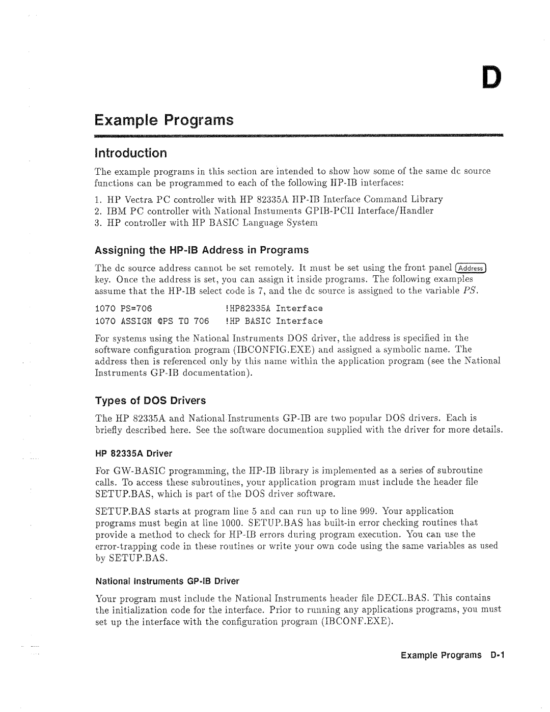 HP 6633B, 6612B, 6632B, 6634B manual 