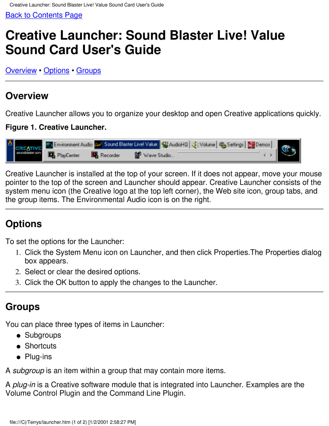 HP 9795c (US/CAN), 6619 (AP), 6618 (AP), 8772c (US/CAN), 8770c (US/CAN), 9790c (US/CAN), 9780c (US/CAN) manual Options, Groups 