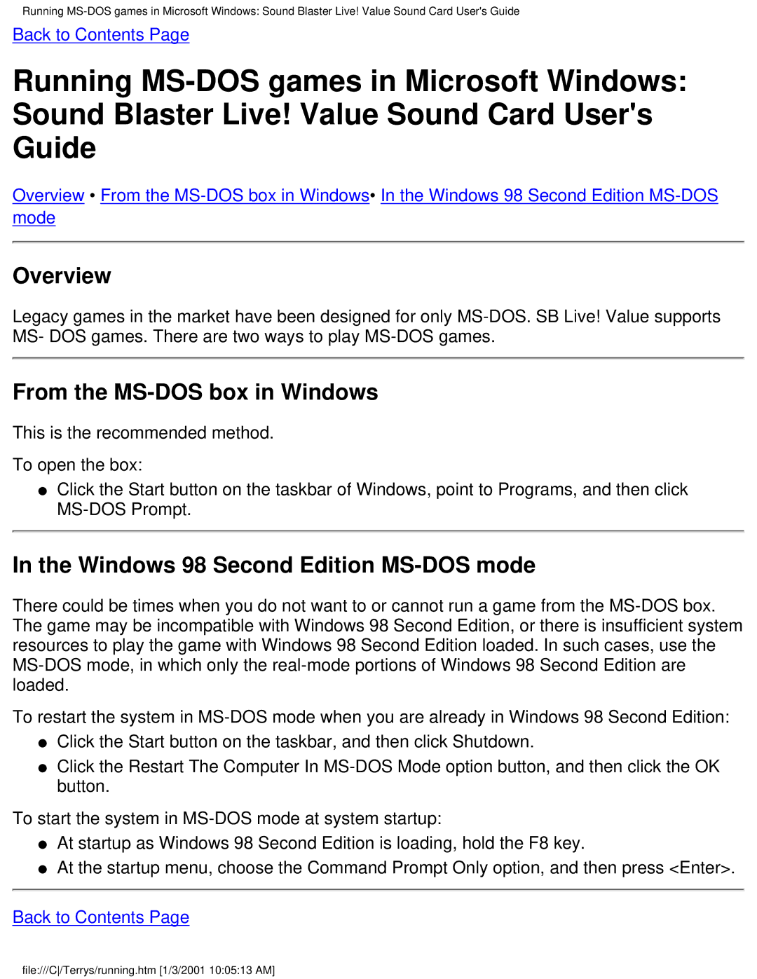 HP 6618 (AP), 6619 (AP), 8772c (US/CAN), 9734 (AP) From the MS-DOS box in Windows, Windows 98 Second Edition MS-DOS mode 