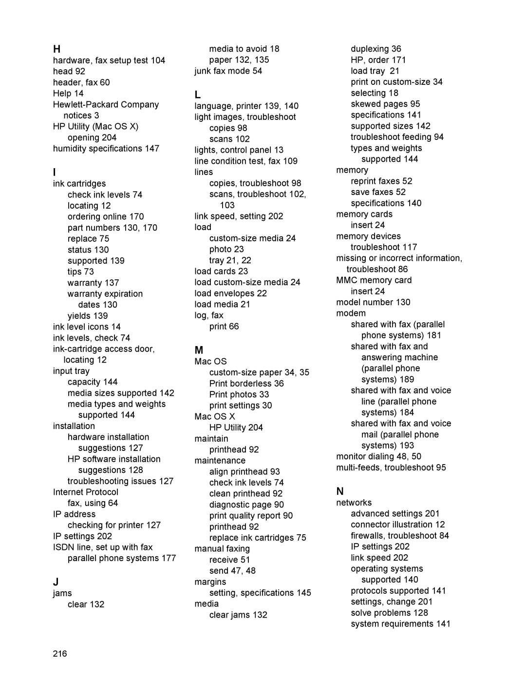 HP 6700 manual Jams Clear 