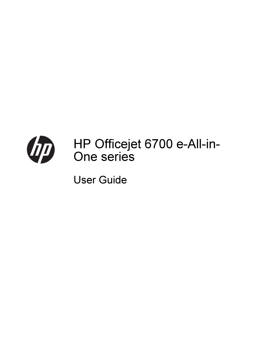 HP manual HP Officejet 6700 e-All-in- One series 