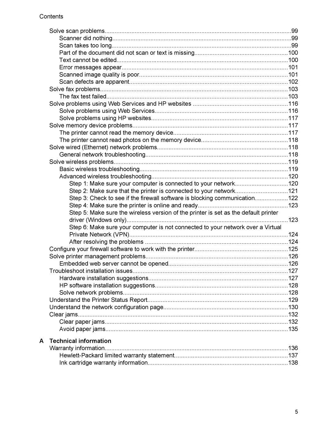 HP 6700 manual Technical information 